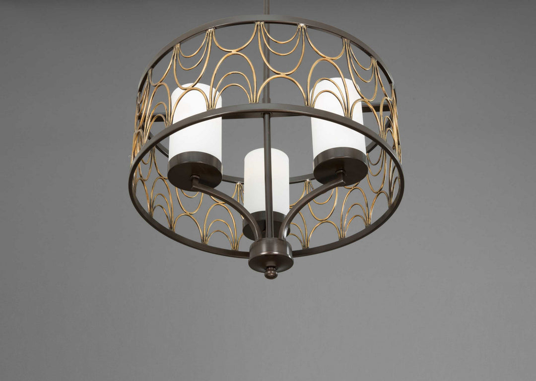 Progress Canada - P4699-20 - Three Light Chandelier - Cirrine - Antique Bronze