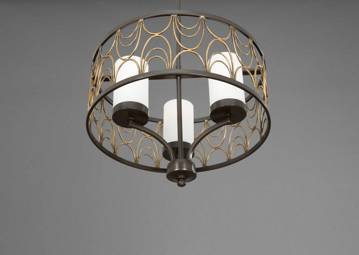 Progress Canada - P4699-20 - Three Light Chandelier - Cirrine - Antique Bronze