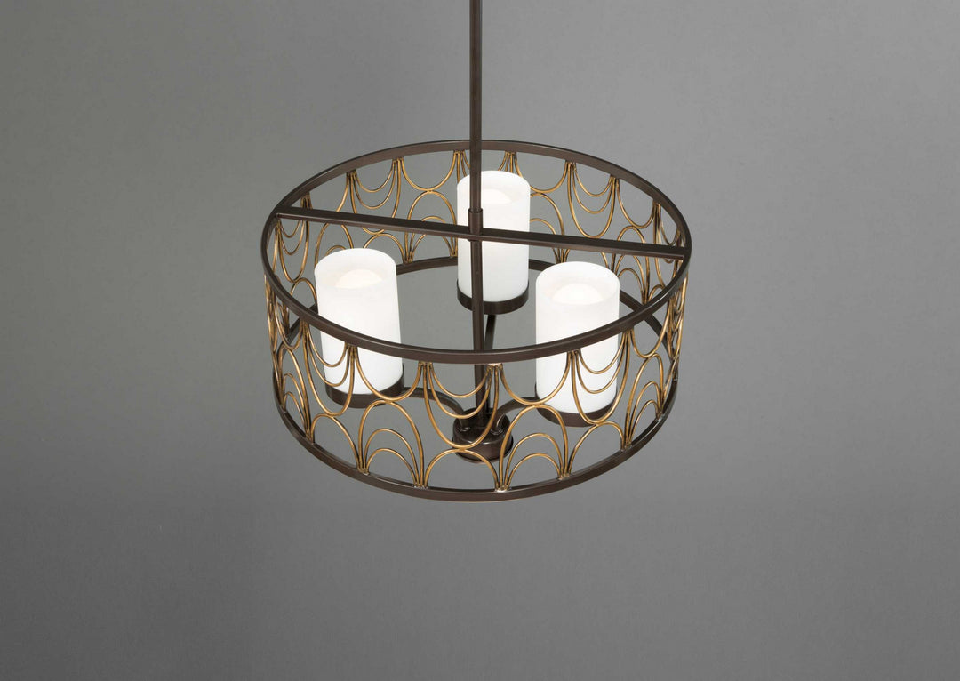 Progress Canada - P4699-20 - Three Light Chandelier - Cirrine - Antique Bronze