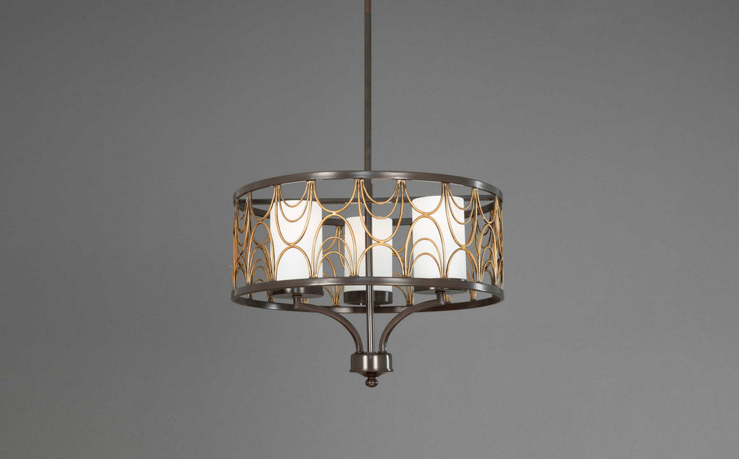 Progress Canada - P4699-20 - Three Light Chandelier - Cirrine - Antique Bronze