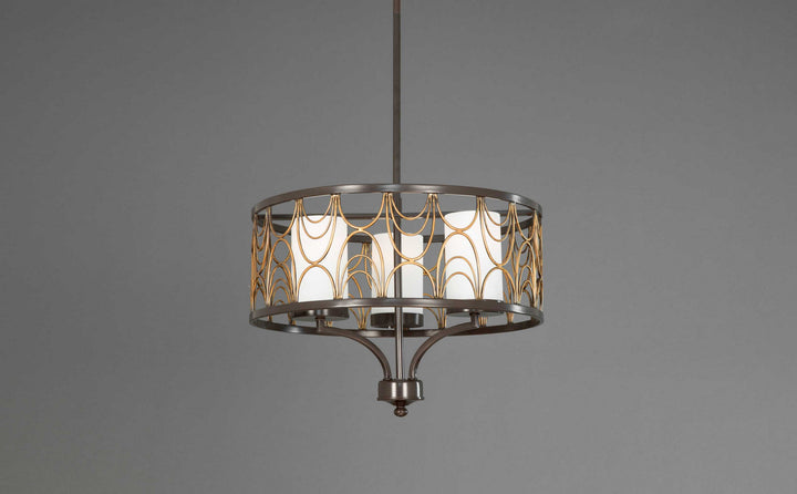 Progress Canada - P4699-20 - Three Light Chandelier - Cirrine - Antique Bronze