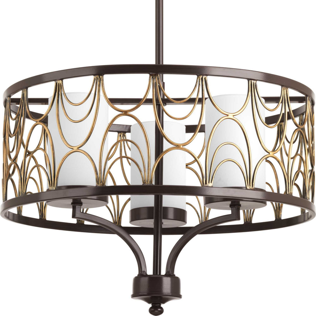 Progress Canada - P4699-20 - Three Light Chandelier - Cirrine - Antique Bronze
