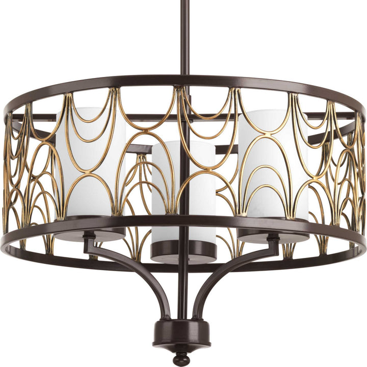 Progress Canada - P4699-20 - Three Light Chandelier - Cirrine - Antique Bronze