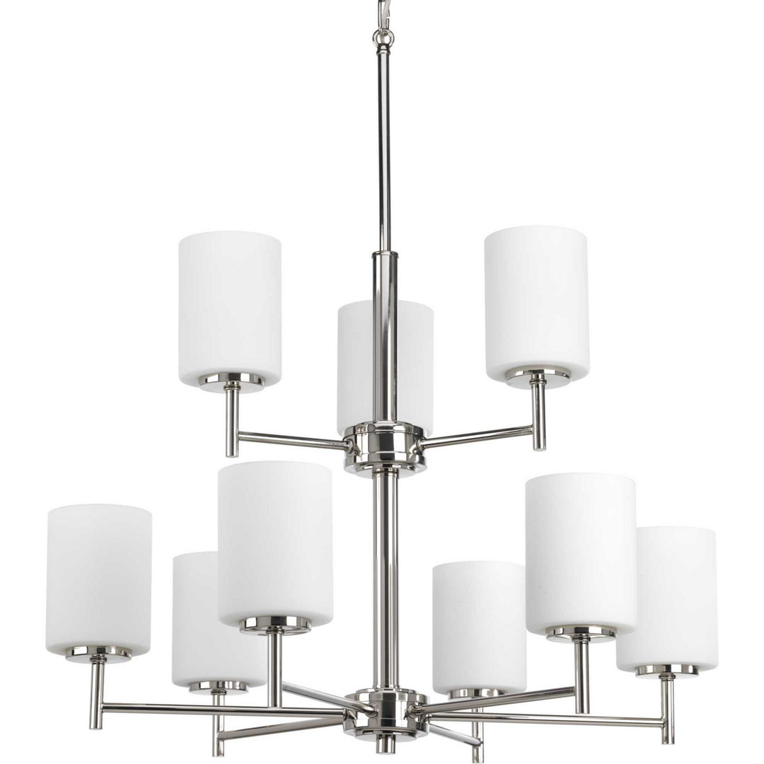 Progress Canada - P4726-104 - Nine Light Chandelier - Replay - Polished Nickel