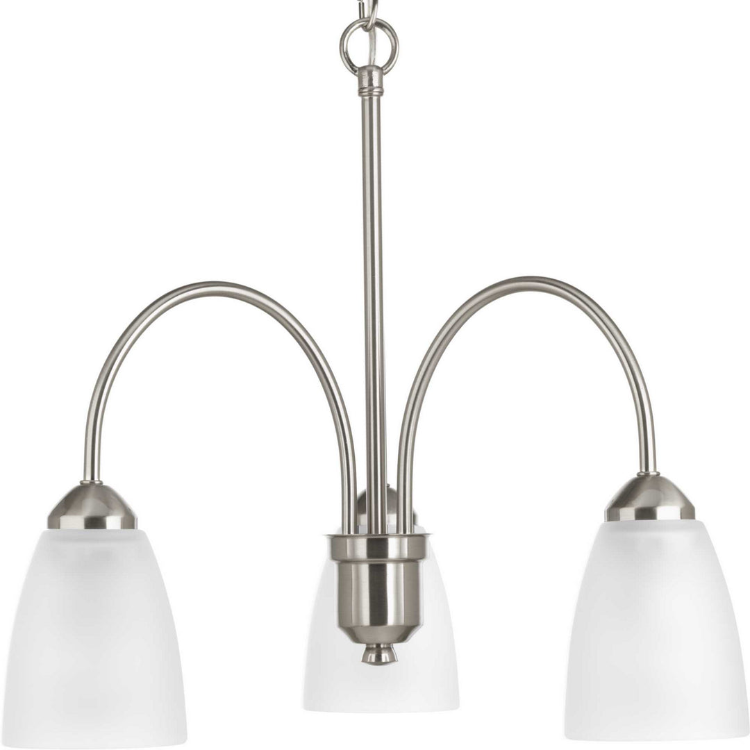 Progress Canada - P4734-09 - Three Light Chandelier - Gather - Brushed Nickel