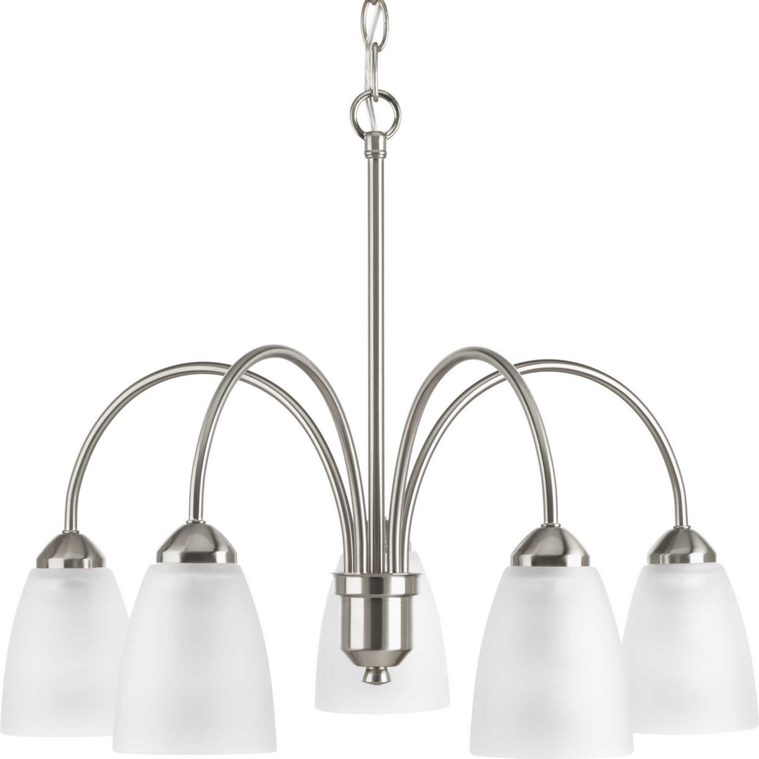 Progress Canada - P4735-09 - Five Light Chandelier - Gather - Brushed Nickel