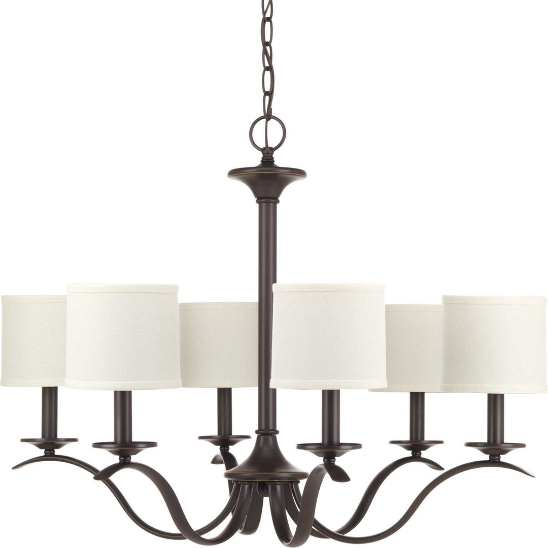 Progress Canada - P4739-20 - Six Light Chandelier - Inspire - Antique Bronze