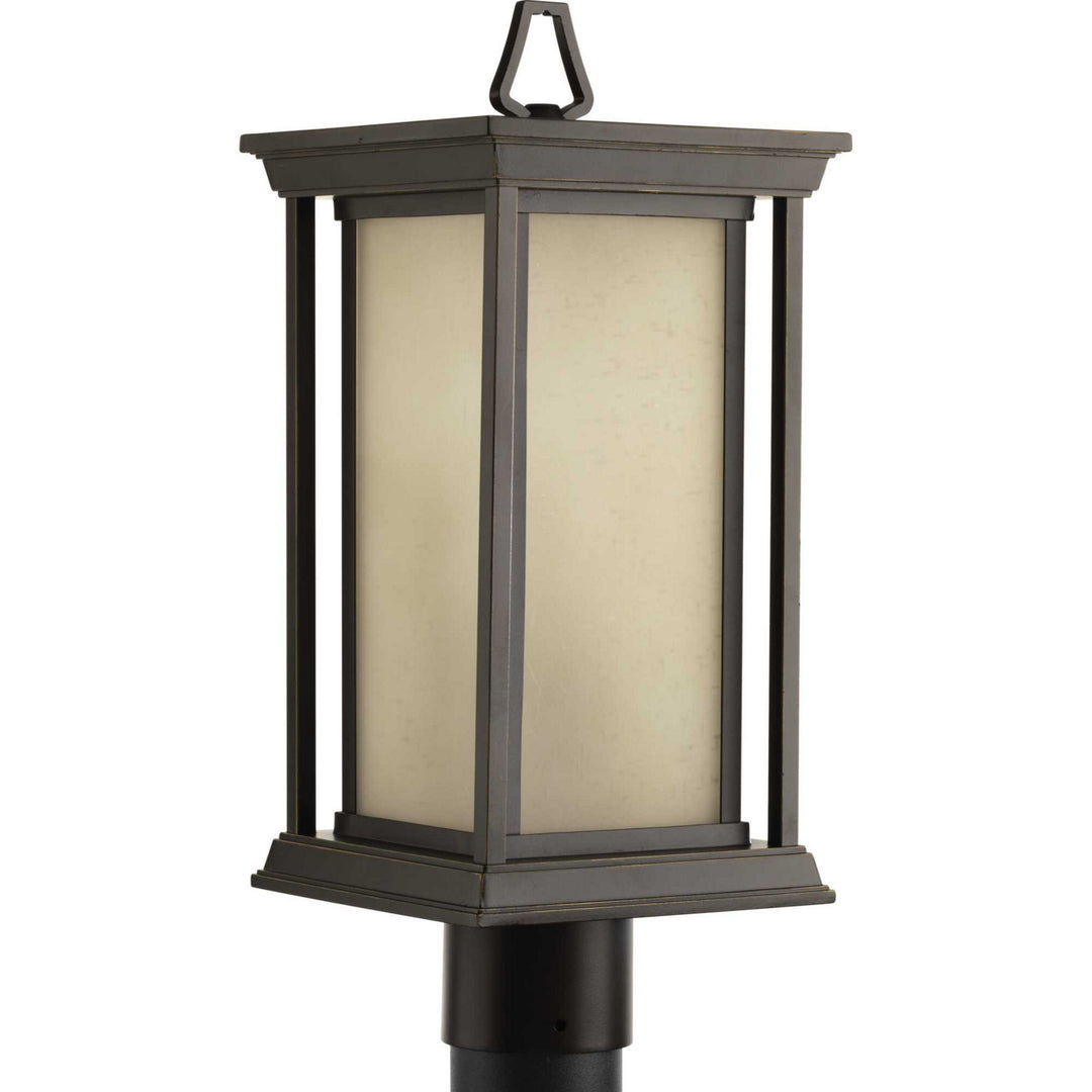 Endicott One Light Post Lantern in Antique Bronze - available from The Lighting Shoppe, trusted by Canadian homeowners