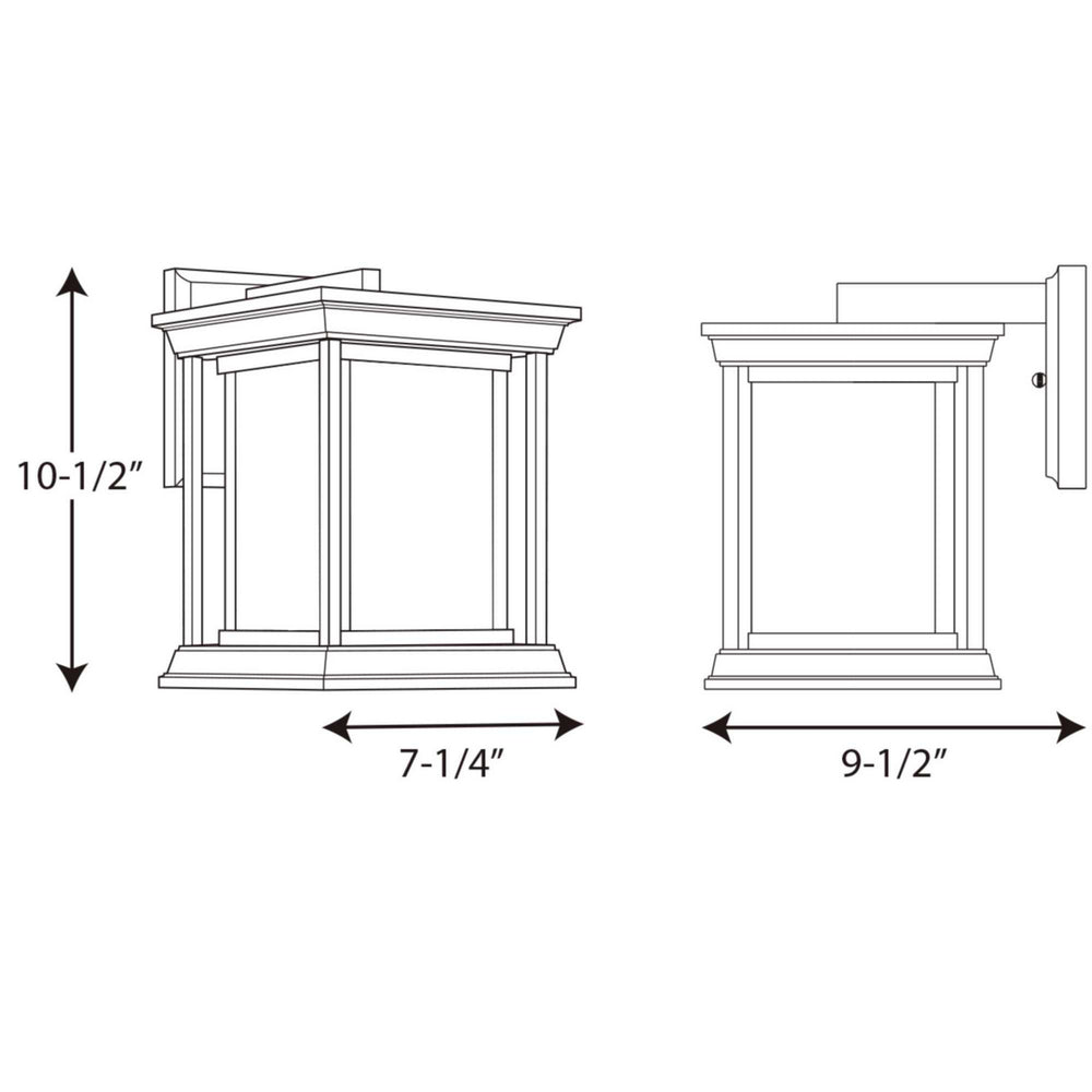Progress Canada - P5605-20 - One Light Wall Lantern - Endicott - Antique Bronze