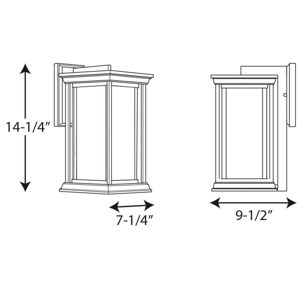 Progress Canada - P5610-20 - One Light Wall Lantern - Endicott - Antique Bronze