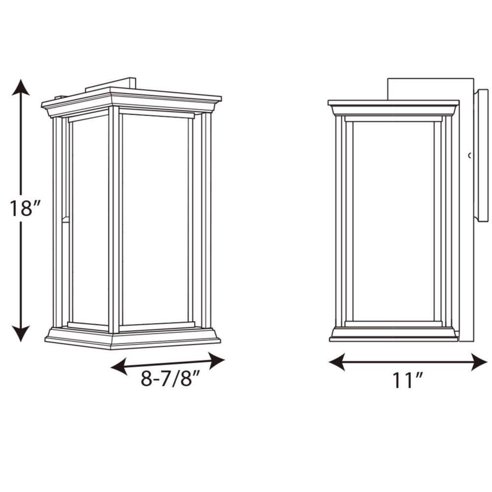 Progress Canada - P5613-20 - One Light Wall Lantern - Endicott - Antique Bronze
