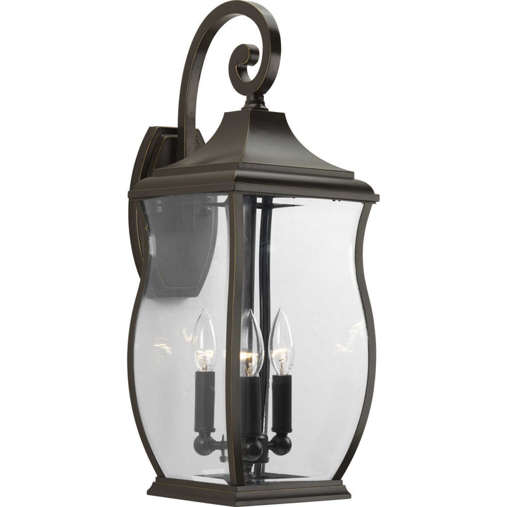 Township Three Light Large Wall Lantern in Oil Rubbed Bronze - available from The Lighting Shoppe, trusted by Canadian homeowners
