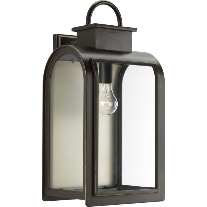 Refuge One Light Wall Lantern in Oil Rubbed Bronze - available from The Lighting Shoppe, trusted by Canadian homeowners