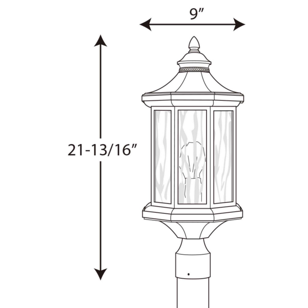 Progress Canada - P6429-20 - One Light Post Lantern - Edition - Antique Bronze