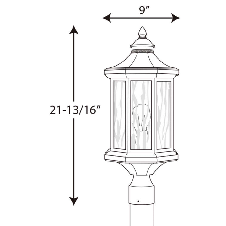 Progress Canada - P6429-20 - One Light Post Lantern - Edition - Antique Bronze
