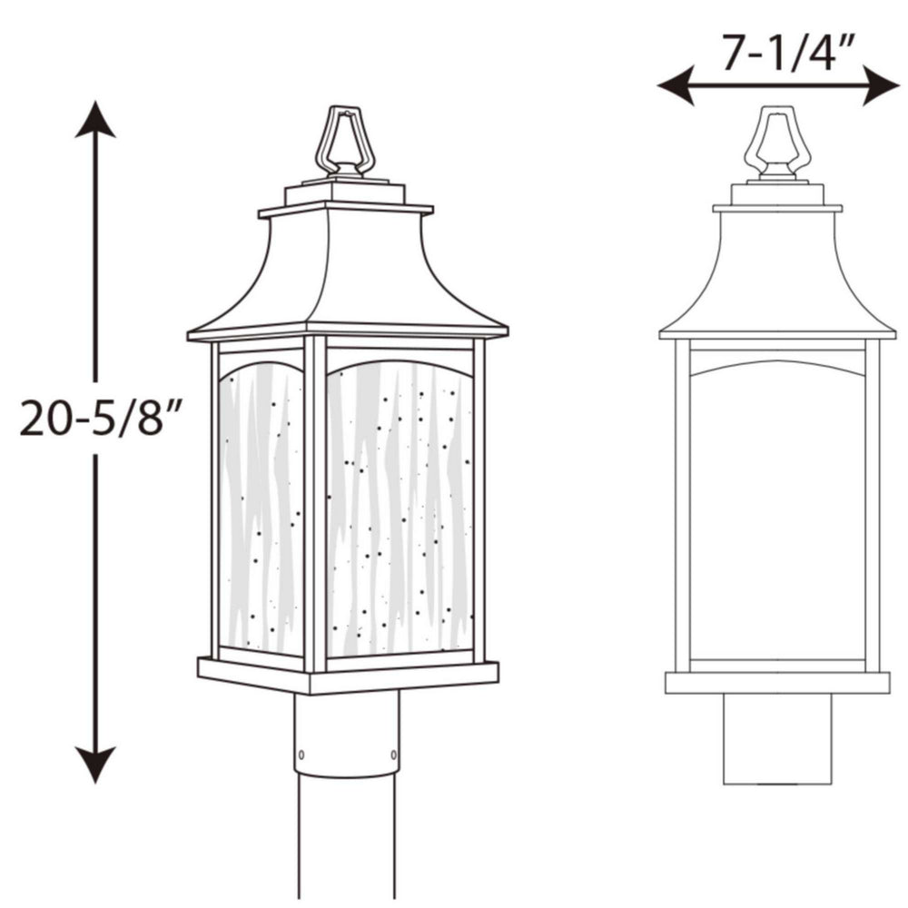 Progress Canada - P6432-108 - Two Light Post Lantern - Maison - Oil Rubbed Bronze