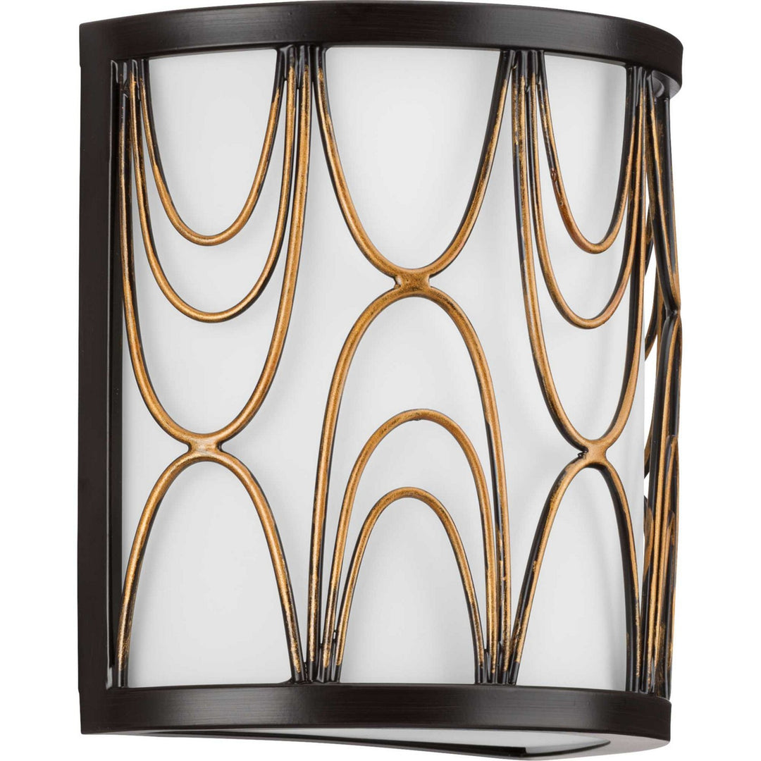 Cirrine One Light Wall Sconce in Antique Bronze - available from The Lighting Shoppe, trusted by Canadian homeowners