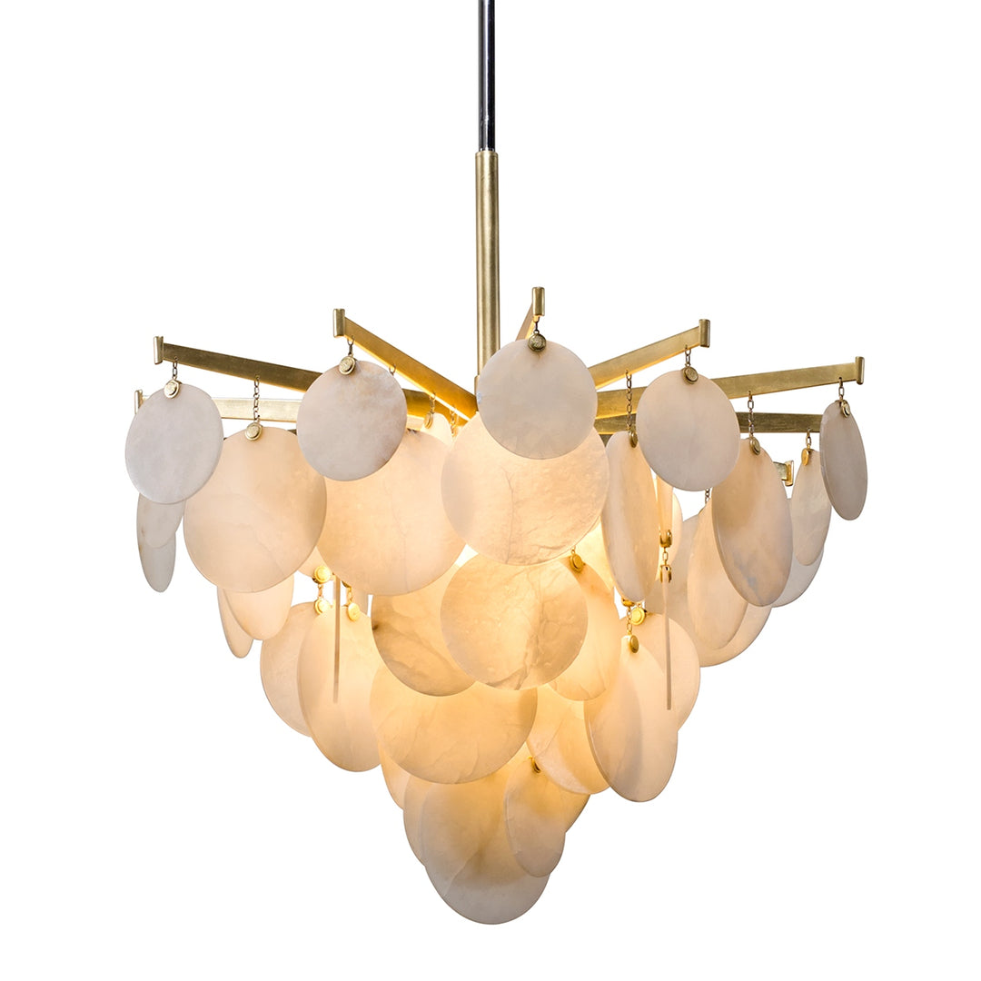 Corbett Lighting Canada - 228-43-GL/SS - One Light Chandelier - Serenity - Gold Leaf
