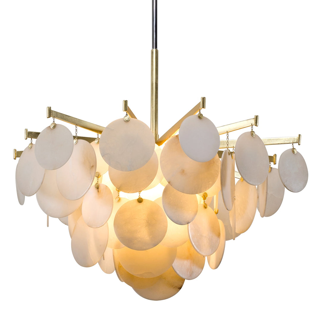 Corbett Lighting Canada - 228-44-GL/SS - One Light Chandelier - Serenity - Gold Leaf