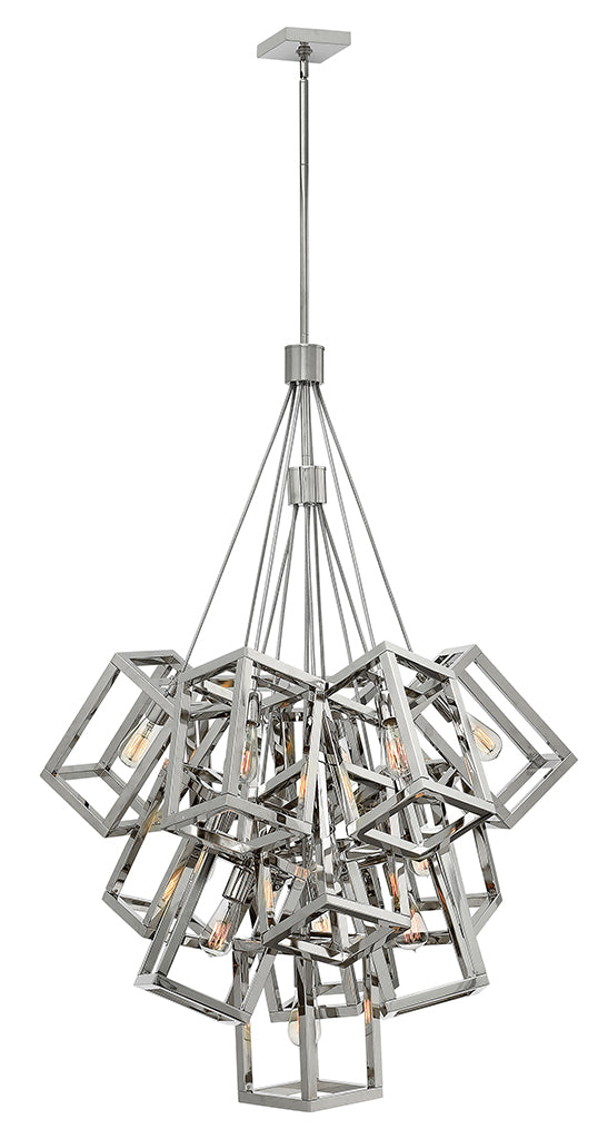 Ensemble LED Chandelier in Polished Nickel - available from The Lighting Shoppe, trusted by Canadian homeowners