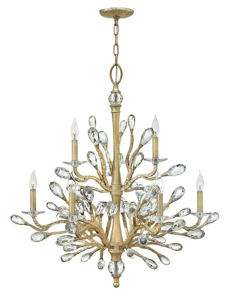 Eve LED Chandelier in Champagne Gold - available from The Lighting Shoppe, trusted by Canadian homeowners