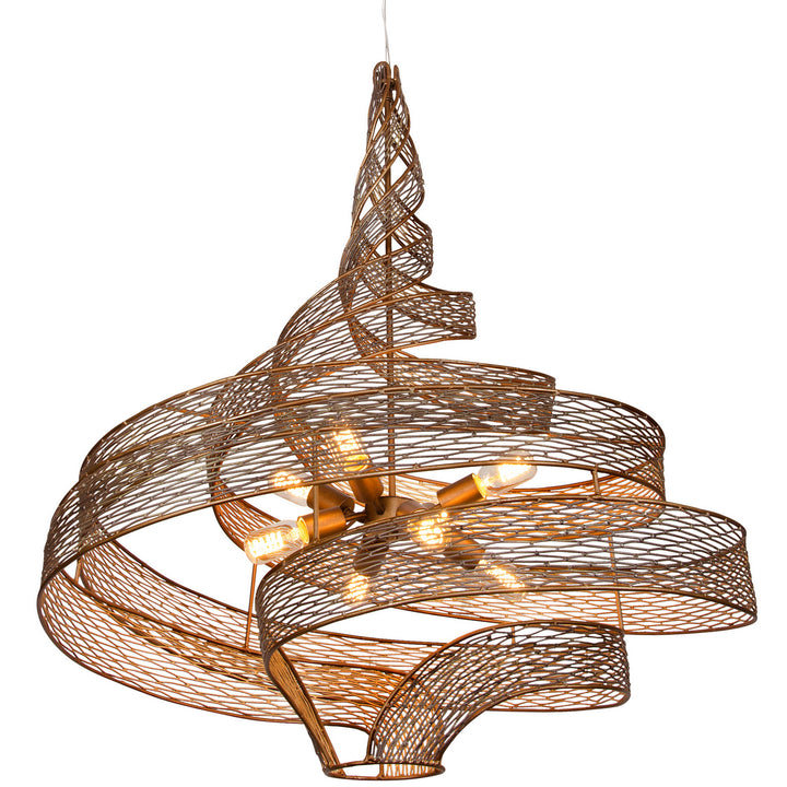 Flow Eight Light Pendant in Hammered Ore - available from The Lighting Shoppe, trusted by Canadian homeowners