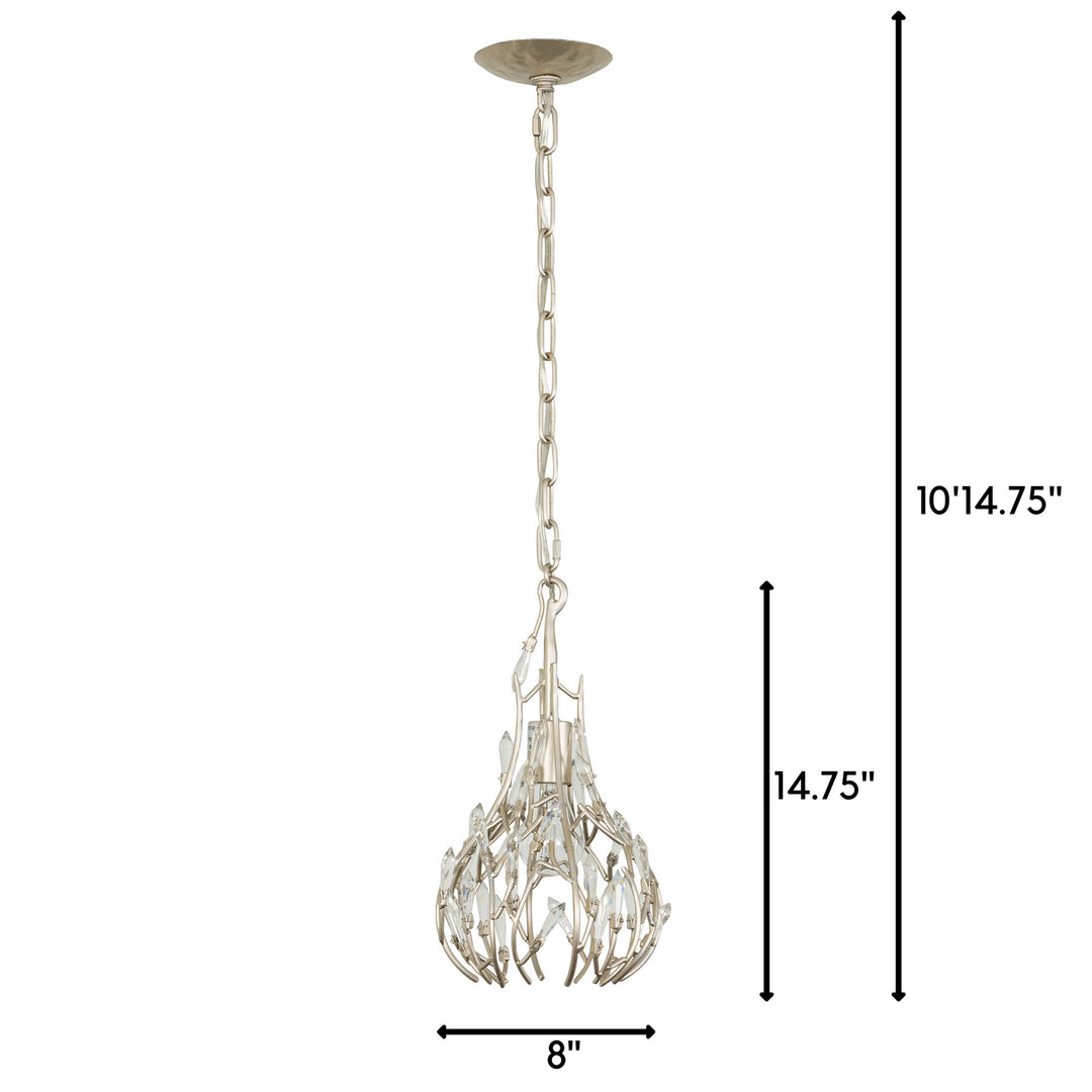 Varaluz - 271M01GD - One Light Mini Pendant - Bask - Gold Dust