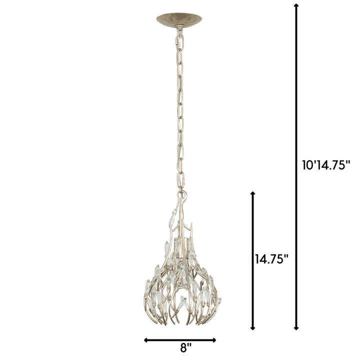Varaluz - 271M01GD - One Light Mini Pendant - Bask - Gold Dust