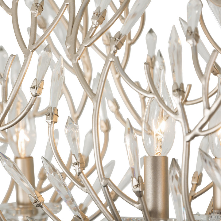 Varaluz - 271N06GD - Six Light Linear Pendant - Bask - Gold Dust