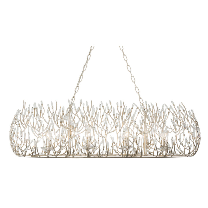 Varaluz - 271N08GD - Eight Light Linear Pendant - Bask - Gold Dust