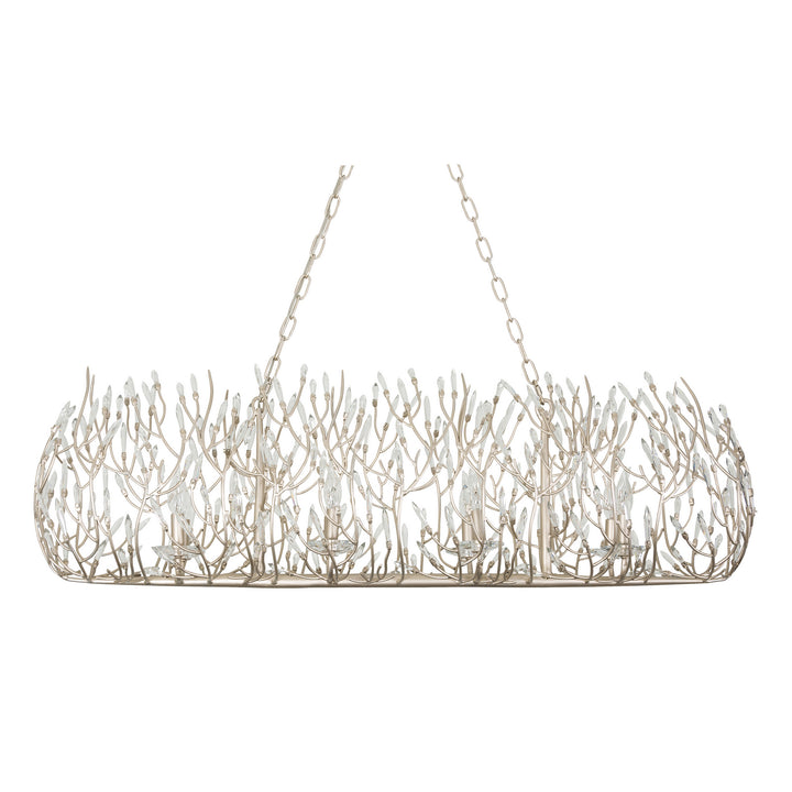 Varaluz - 271N08GD - Eight Light Linear Pendant - Bask - Gold Dust