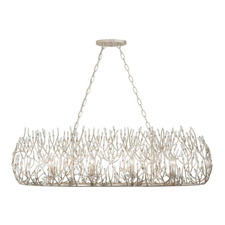 Bask Eight Light Linear Pendant in Gold Dust - available from The Lighting Shoppe, trusted by Canadian homeowners