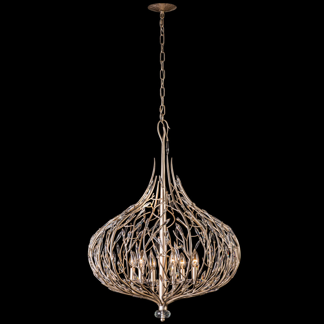 Varaluz - 271P06GD - Six Light Pendant - Bask - Gold Dust