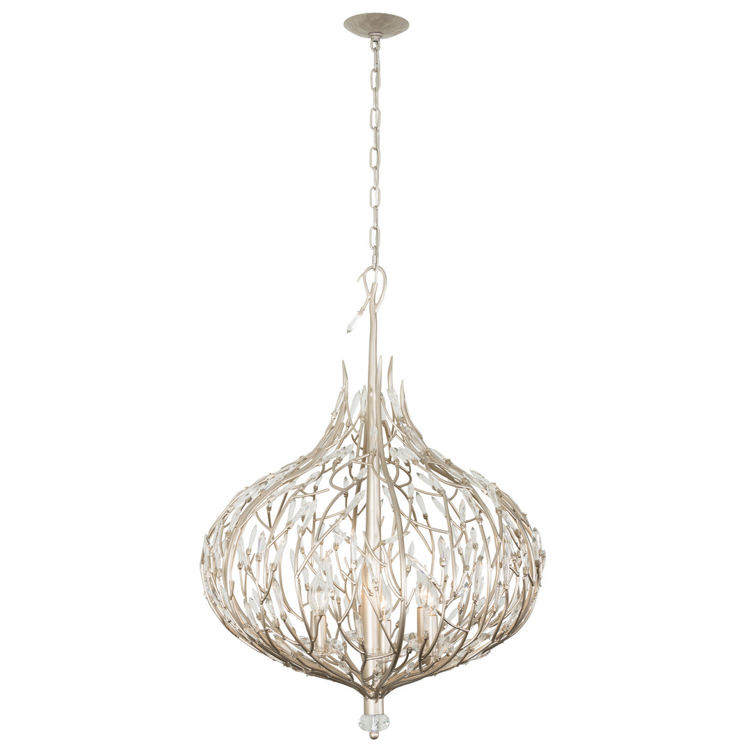 Bask Six Light Pendant in Gold Dust - available from The Lighting Shoppe, trusted by Canadian homeowners