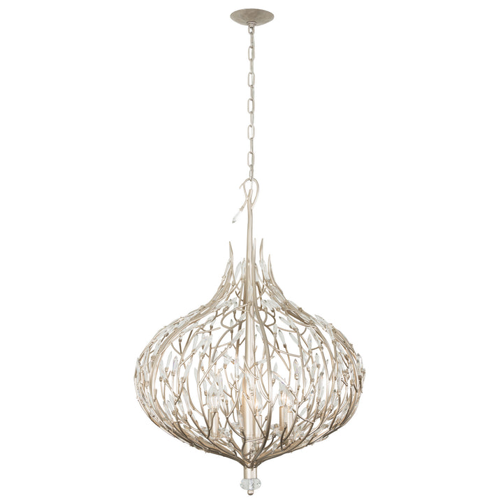 Bask Six Light Pendant in Gold Dust - available from The Lighting Shoppe, trusted by Canadian homeowners