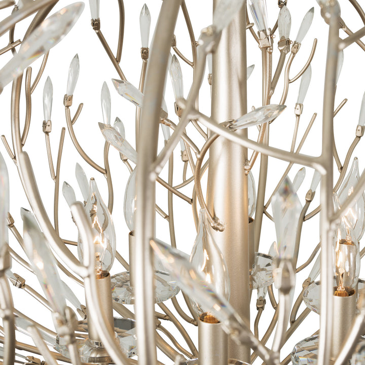 Varaluz - 271P09GD - Nine Light Pendant - Bask - Gold Dust