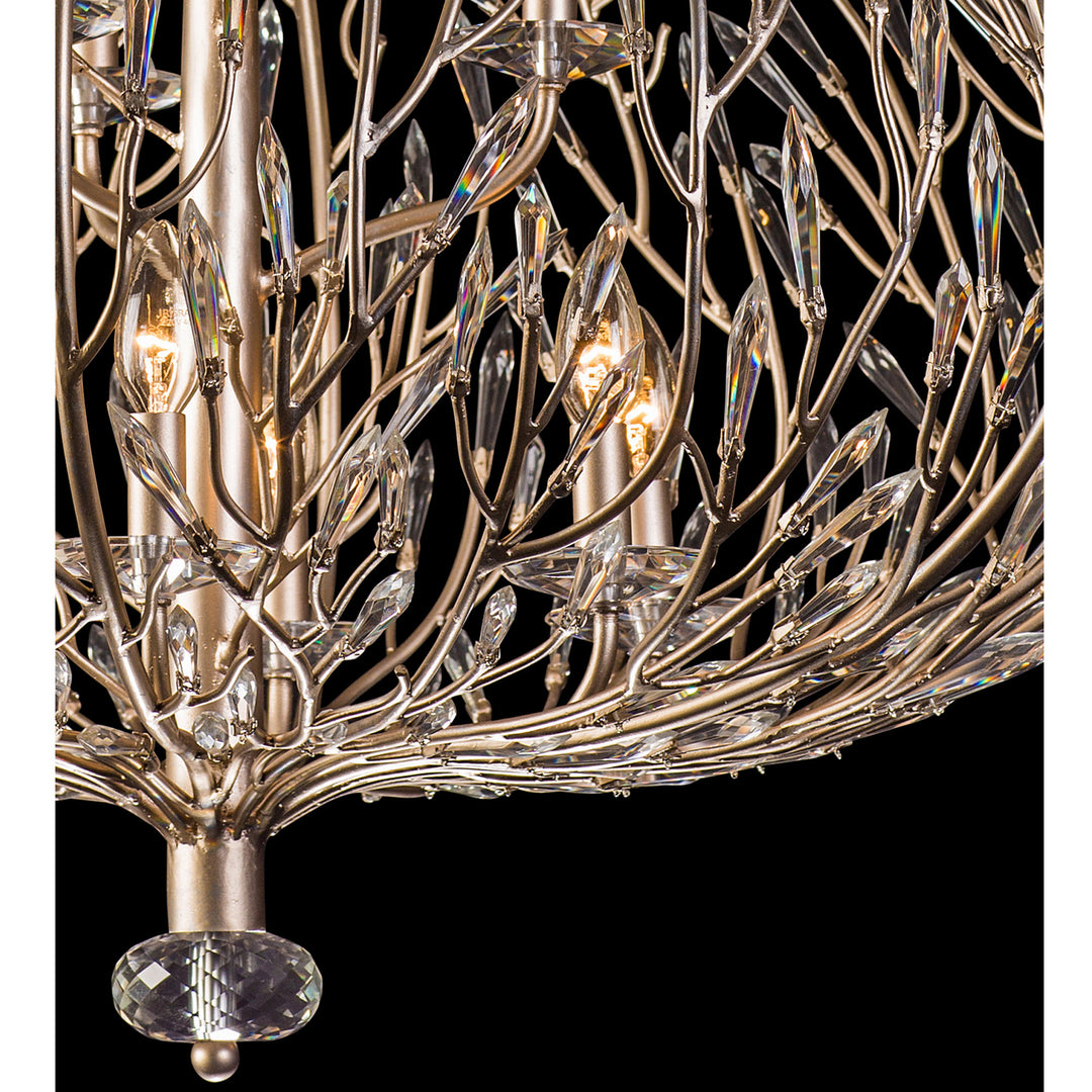 Varaluz - 271P09GD - Nine Light Pendant - Bask - Gold Dust