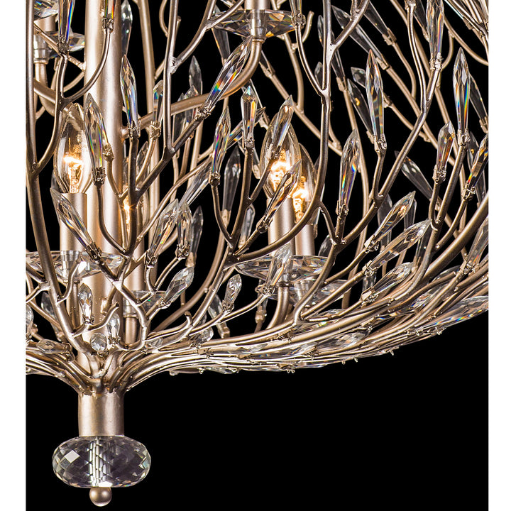 Varaluz - 271P09GD - Nine Light Pendant - Bask - Gold Dust