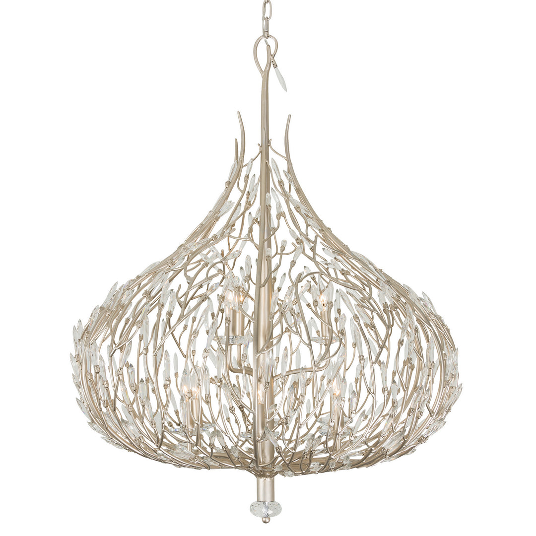 Bask Nine Light Pendant in Gold Dust - available from The Lighting Shoppe, trusted by Canadian homeowners