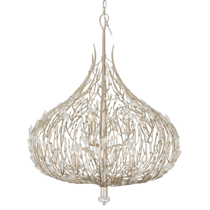 Bask Nine Light Pendant in Gold Dust - available from The Lighting Shoppe, trusted by Canadian homeowners