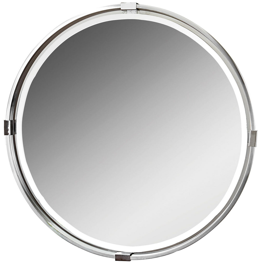 Tazlina Mirror in Polished Nickel - available from The Lighting Shoppe, trusted by Canadian homeowners