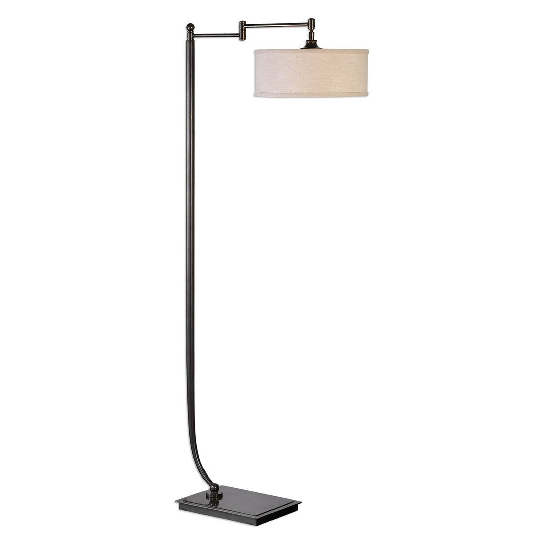 Lamine One Light Floor Lamp in Dark Bronze - available from The Lighting Shoppe, trusted by Canadian homeowners