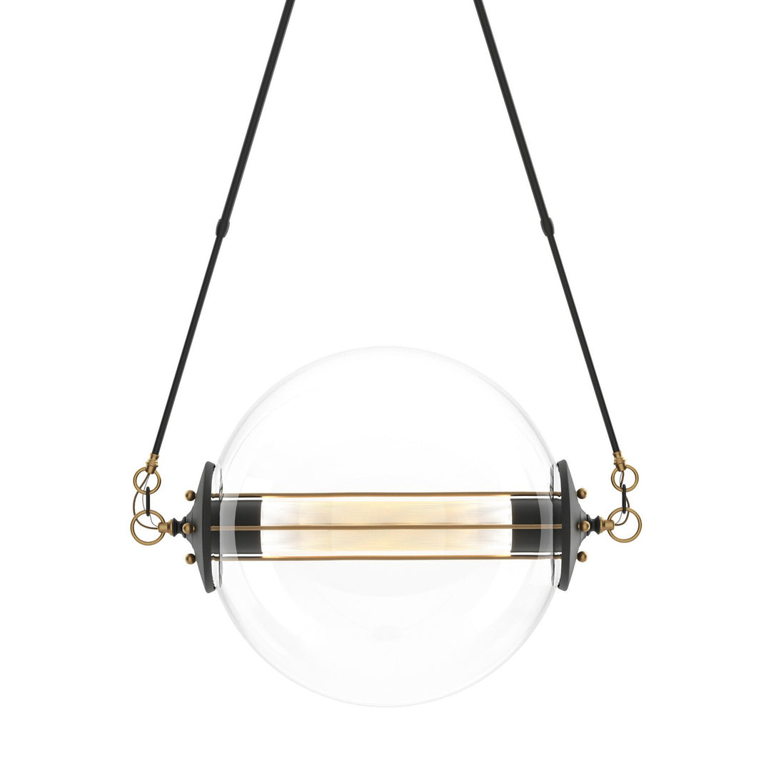 Hubbardton Forge Canada - 134405-SKT-SHRT-31-ZK0219 - Two Light Pendant - Otto - Black with Brass Accents