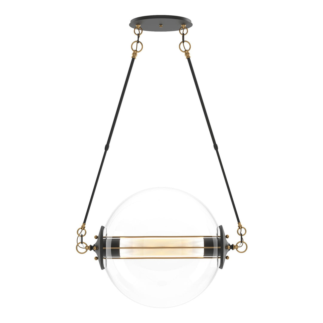 Hubbardton Forge Canada - 134405-SKT-STND-31-ZK0219 - Two Light Pendant - Otto - Black with Brass Accents