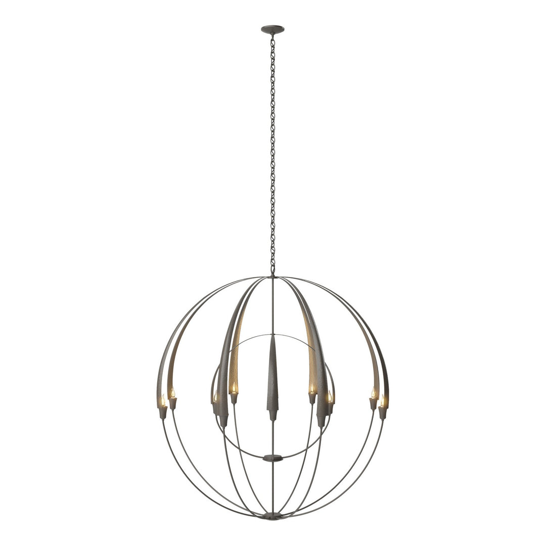 Hubbardton Forge Canada - 194248-SKT-07 - 12 Light Chandelier - Cirque - Dark Smoke