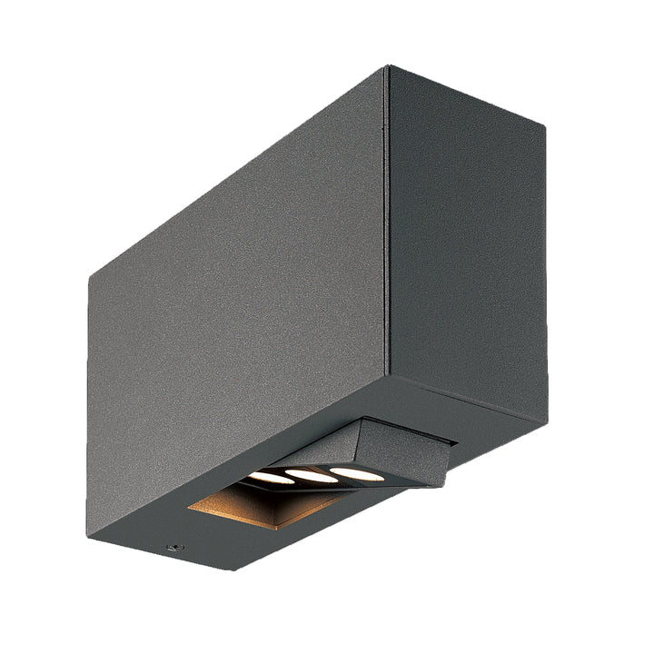 Oscar LED Outdoor Wall Mount in Graphite Grey - available from The Lighting Shoppe, trusted by Canadian homeowners