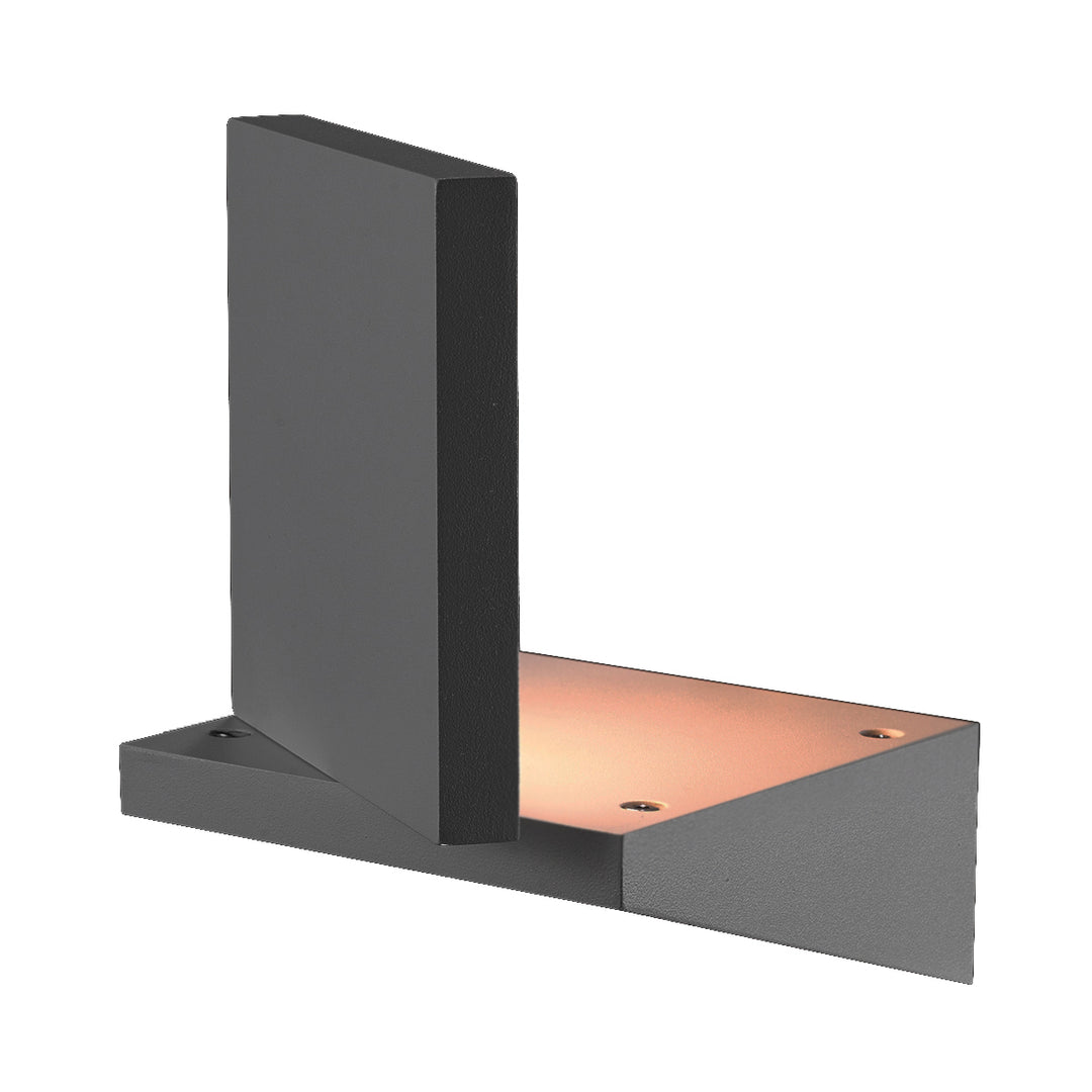 Mana LED Outdoor Wall Mount in Graphite Grey - available from The Lighting Shoppe, trusted by Canadian homeowners