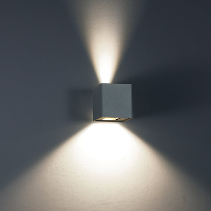 Eurofase Canada - 28285-021 - LED Outdoor Wall Mount - Crest - Graphite Grey