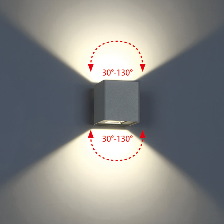 Eurofase Canada - 28285-021 - LED Outdoor Wall Mount - Crest - Graphite Grey