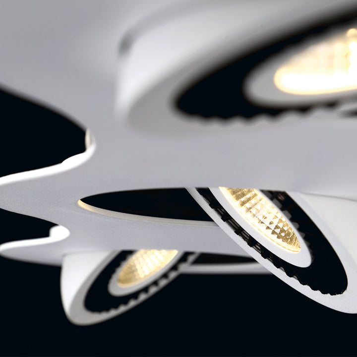 Eurofase Canada - 29484-010 - VISION,6LT LED PENDANT,W/B - VISION - White/Black